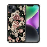 Thumbnail for Θήκη iPhone 15 Plus Wild Roses Flower από τη Smartfits με σχέδιο στο πίσω μέρος και μαύρο περίβλημα | iPhone 15 Plus Wild Roses Flower case with colorful back and black bezels