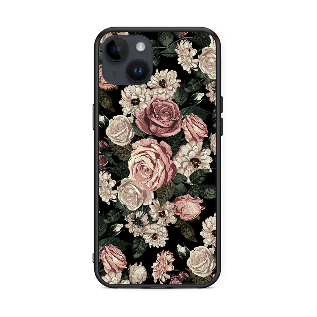 4 - iPhone 14 Plus Wild Roses Flower case, cover, bumper
