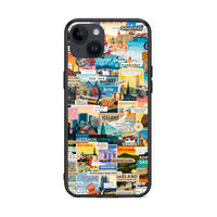 Thumbnail for iPhone 14 Plus Live To Travel θήκη από τη Smartfits με σχέδιο στο πίσω μέρος και μαύρο περίβλημα | Smartphone case with colorful back and black bezels by Smartfits