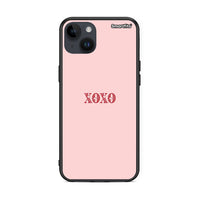 Thumbnail for iPhone 15 Plus XOXO Love θήκη από τη Smartfits με σχέδιο στο πίσω μέρος και μαύρο περίβλημα | Smartphone case with colorful back and black bezels by Smartfits