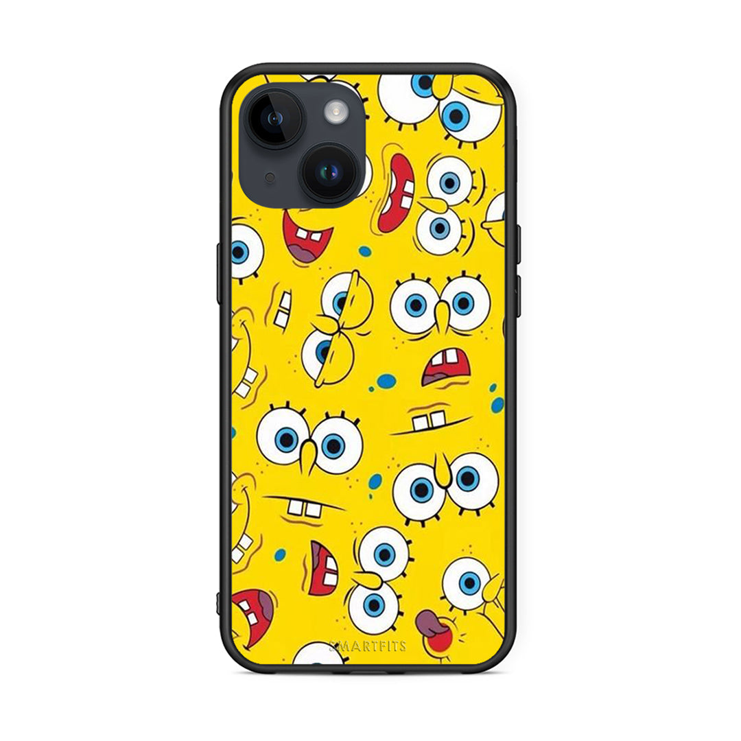 4 - iPhone 15 Sponge PopArt case, cover, bumper