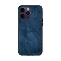 Thumbnail for 39 - iPhone 15 Pro Blue Abstract Geometric case, cover, bumper