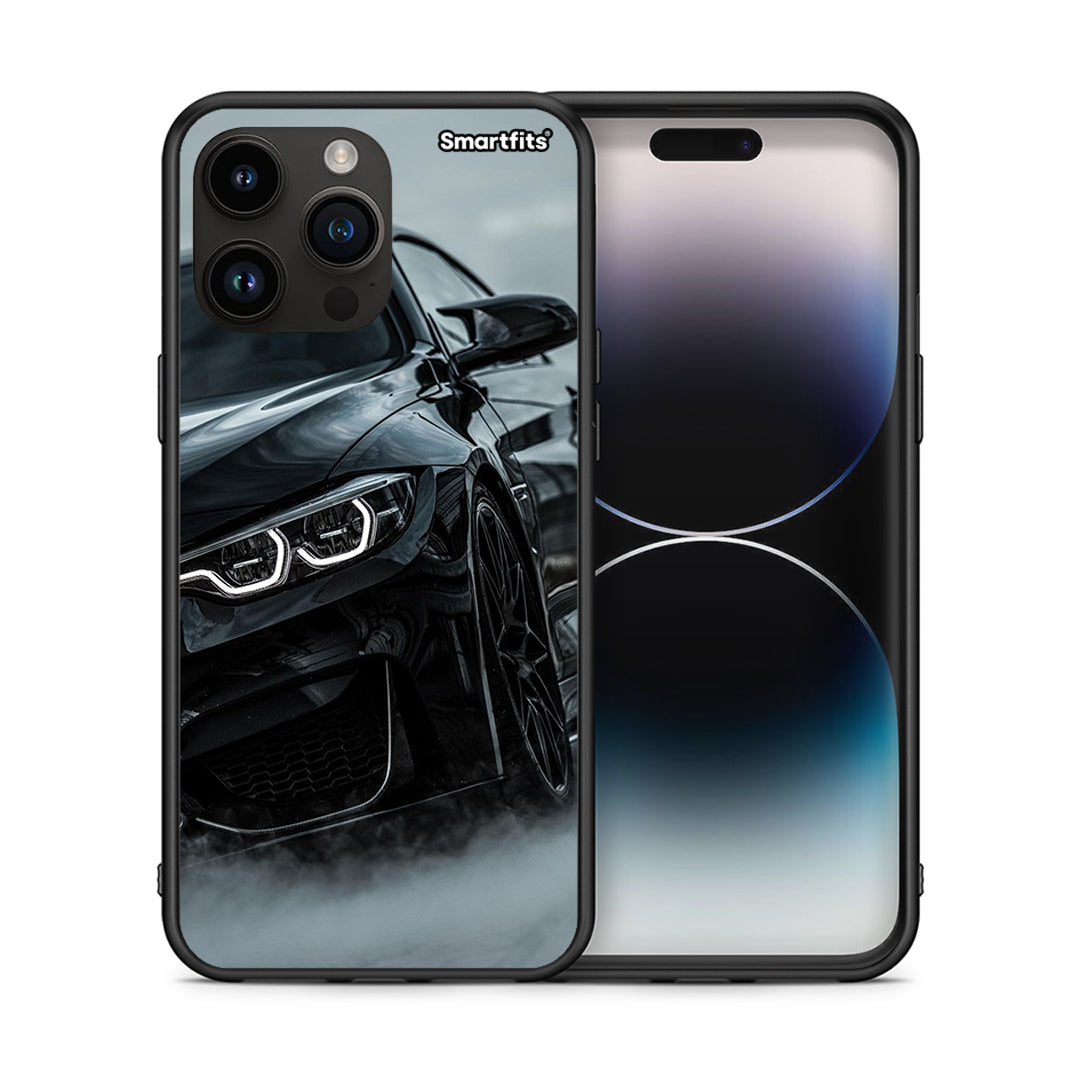 Θήκη iPhone 15 Pro Max Black BMW από τη Smartfits με σχέδιο στο πίσω μέρος και μαύρο περίβλημα | iPhone 15 Pro Max Black BMW case with colorful back and black bezels