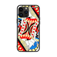 Thumbnail for iPhone 15 Pro Max Card Love θήκη από τη Smartfits με σχέδιο στο πίσω μέρος και μαύρο περίβλημα | Smartphone case with colorful back and black bezels by Smartfits