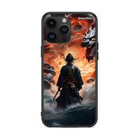 Thumbnail for iPhone 15 Pro Max Dragons Fight θήκη από τη Smartfits με σχέδιο στο πίσω μέρος και μαύρο περίβλημα | Smartphone case with colorful back and black bezels by Smartfits