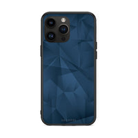 Thumbnail for 39 - iPhone 15 Pro Max Blue Abstract Geometric case, cover, bumper