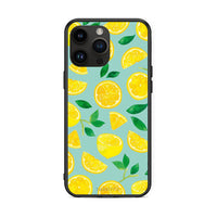 Thumbnail for iPhone 15 Pro Max Lemons θήκη από τη Smartfits με σχέδιο στο πίσω μέρος και μαύρο περίβλημα | Smartphone case with colorful back and black bezels by Smartfits