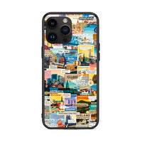 Thumbnail for iPhone 15 Pro Max Live To Travel θήκη από τη Smartfits με σχέδιο στο πίσω μέρος και μαύρο περίβλημα | Smartphone case with colorful back and black bezels by Smartfits