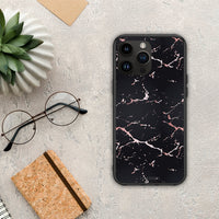 Thumbnail for Marble Black Rosegold - iPhone 15 Pro Max θήκη