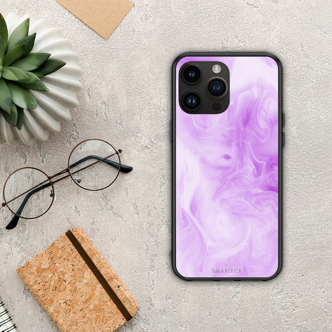 Watercolor Lavender - iPhone 15 Pro Max θήκη