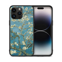 Thumbnail for Θήκη iPhone 15 Pro Max White Blossoms από τη Smartfits με σχέδιο στο πίσω μέρος και μαύρο περίβλημα | iPhone 15 Pro Max White Blossoms case with colorful back and black bezels