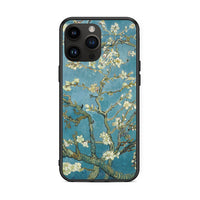 Thumbnail for iPhone 15 Pro Max White Blossoms θήκη από τη Smartfits με σχέδιο στο πίσω μέρος και μαύρο περίβλημα | Smartphone case with colorful back and black bezels by Smartfits