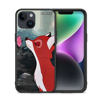 Thumbnail for Θήκη iPhone 15 Tod And Vixey Love 2 από τη Smartfits με σχέδιο στο πίσω μέρος και μαύρο περίβλημα | iPhone 15 Tod And Vixey Love 2 case with colorful back and black bezels