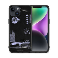 Thumbnail for Θήκη Αγίου Βαλεντίνου iPhone 15 Tokyo Drift από τη Smartfits με σχέδιο στο πίσω μέρος και μαύρο περίβλημα | iPhone 15 Tokyo Drift case with colorful back and black bezels
