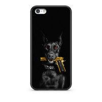 Thumbnail for iPhone 5 / 5s / SE Golden Gun Θήκη Αγίου Βαλεντίνου από τη Smartfits με σχέδιο στο πίσω μέρος και μαύρο περίβλημα | Smartphone case with colorful back and black bezels by Smartfits