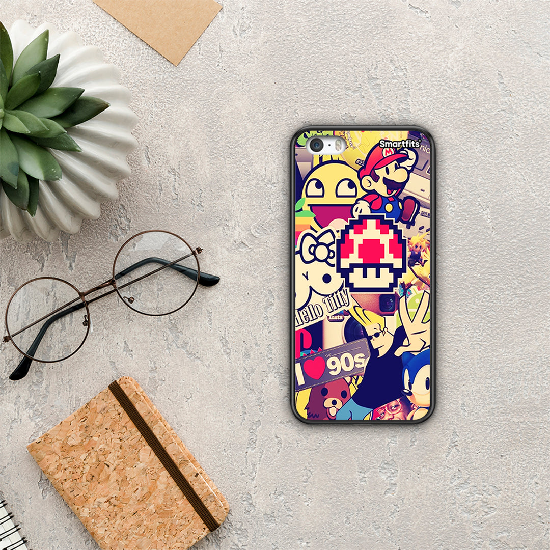 Love The 90s - iPhone 5 / 5s / SE θήκη