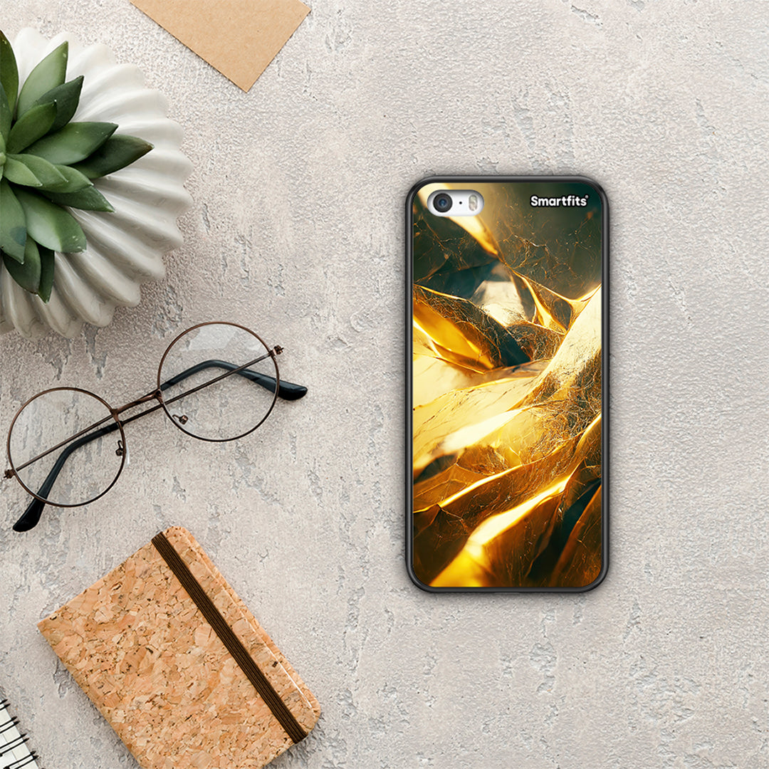 Real Gold - iPhone 5 / 5s / SE θήκη