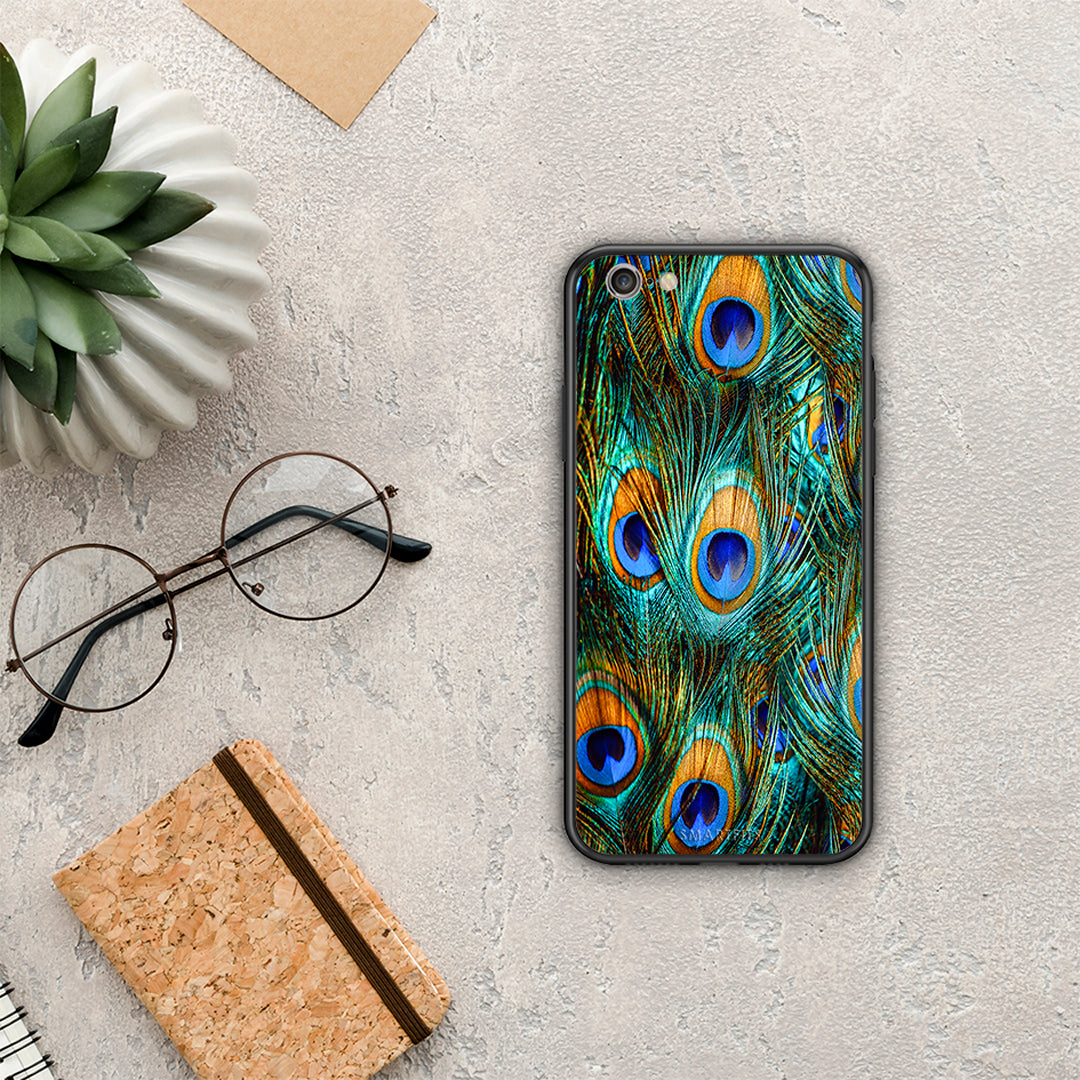 Real Peacock Feathers - iPhone 6 / 6s θήκη