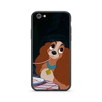 Thumbnail for iphone 6 6s Lady And Tramp 2 Θήκη Αγίου Βαλεντίνου από τη Smartfits με σχέδιο στο πίσω μέρος και μαύρο περίβλημα | Smartphone case with colorful back and black bezels by Smartfits