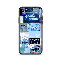 Thumbnail for iPhone 7 / 8 Collage Good Vibes Θήκη Αγίου Βαλεντίνου από τη Smartfits με σχέδιο στο πίσω μέρος και μαύρο περίβλημα | Smartphone case with colorful back and black bezels by Smartfits