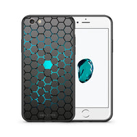 Thumbnail for Θήκη iPhone 7/8/SE 2020 Hexagonal Geometric από τη Smartfits με σχέδιο στο πίσω μέρος και μαύρο περίβλημα | iPhone 7/8/SE 2020 Hexagonal Geometric case with colorful back and black bezels