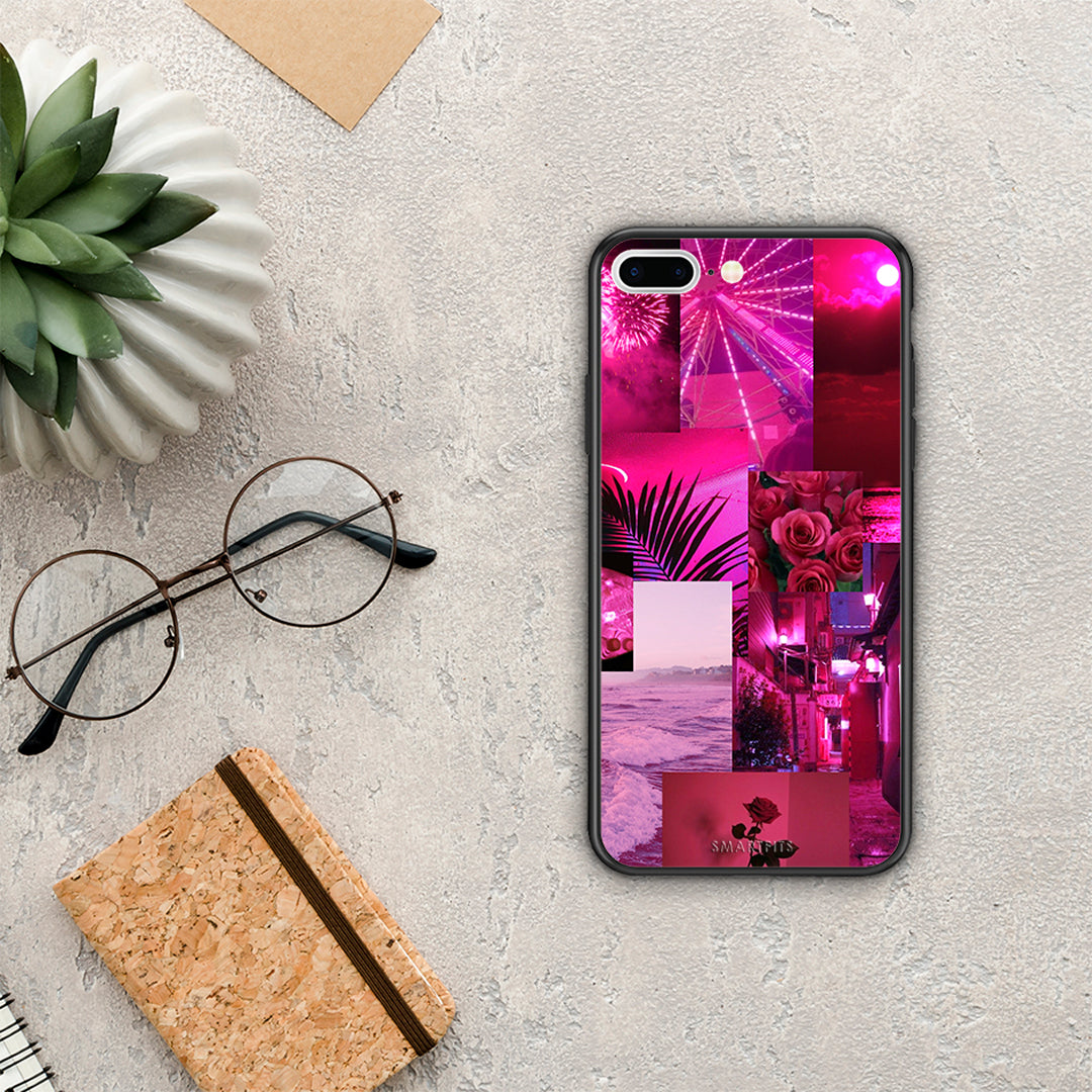 Collage Red Roses - iPhone 7 Plus / 8 Plus θήκη