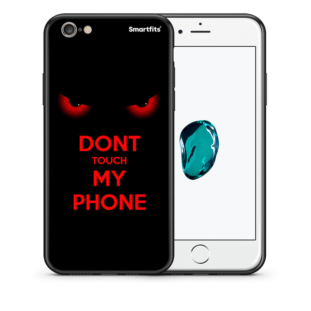 Θήκη iPhone 7 / 8 / SE 2020 Touch My Phone από τη Smartfits με σχέδιο στο πίσω μέρος και μαύρο περίβλημα | iPhone 7 / 8 / SE 2020 Touch My Phone case with colorful back and black bezels