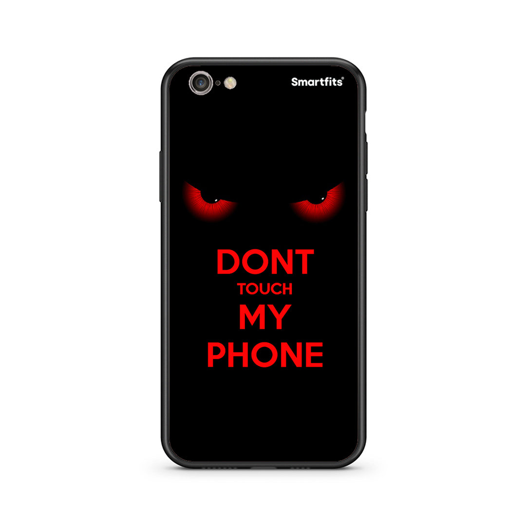 iphone 6 6s Touch My Phone Θήκη από τη Smartfits με σχέδιο στο πίσω μέρος και μαύρο περίβλημα | Smartphone case with colorful back and black bezels by Smartfits