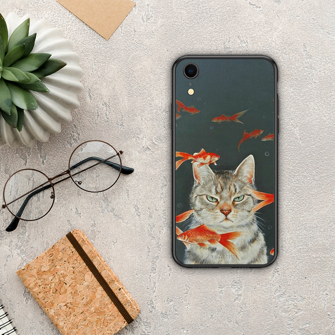 Cat Goldfish - iPhone XR θήκη