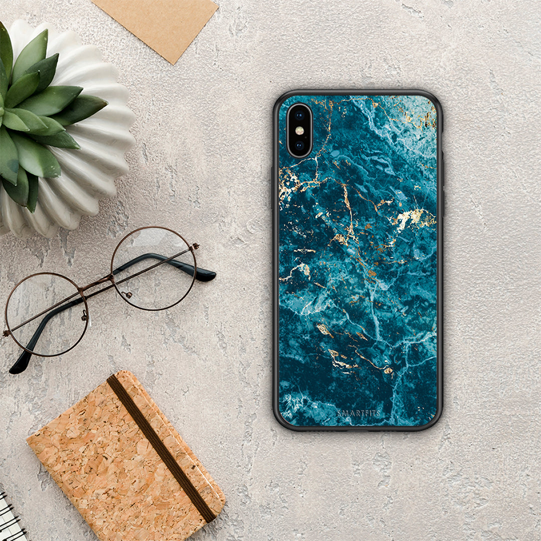 Marble Blue - iPhone Xs Max θήκη