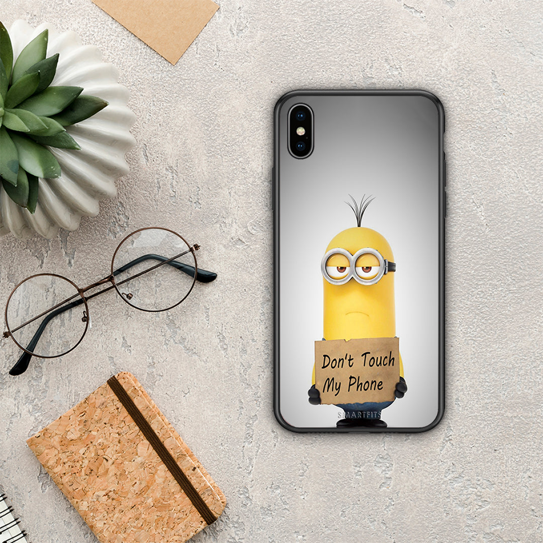 Text Minion - iPhone Xs Max θήκη
