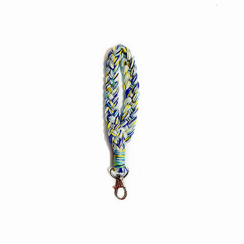 Braided Phone Strap Short - Μπλε
