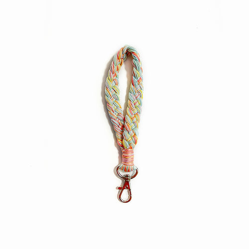 Braided Phone Strap Short - Παστέλ