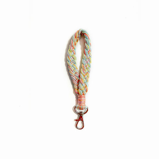 Braided Phone Strap Short - Παστέλ