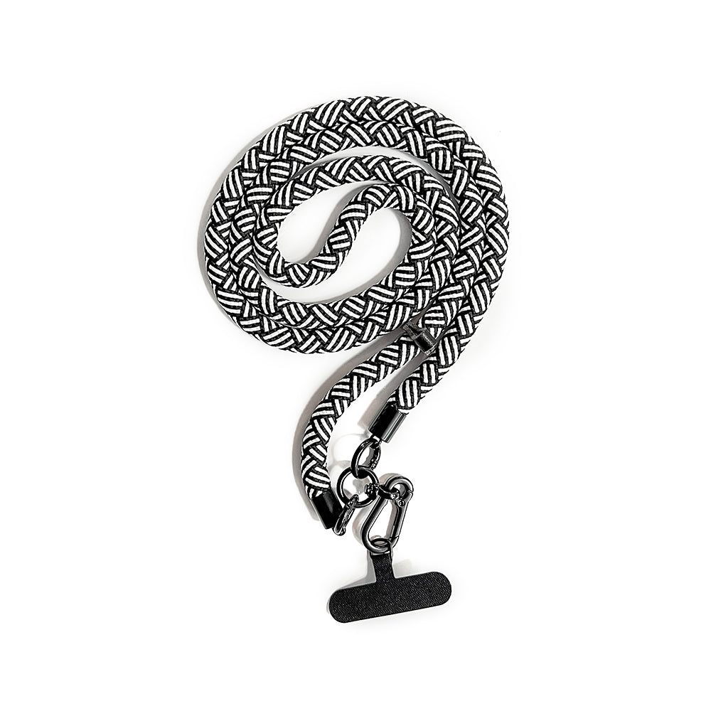 Crossbody Rope Phone Strap - Ασπρόμαυρο