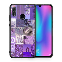 Thumbnail for Purple Aesthetic Collage - Honor 10 Lite θήκη