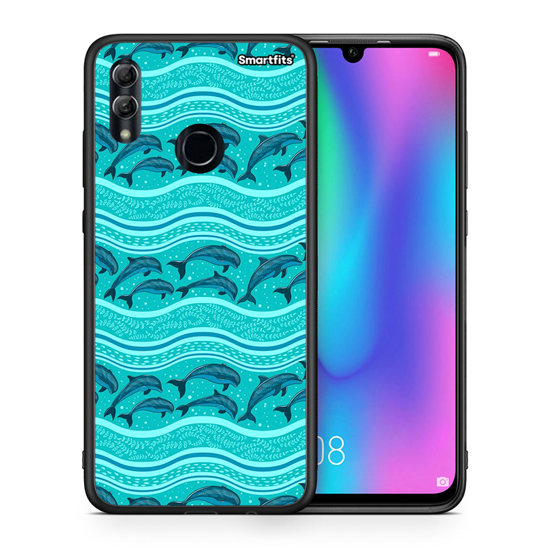 Swimming Dolphins - Honor 8x θήκη