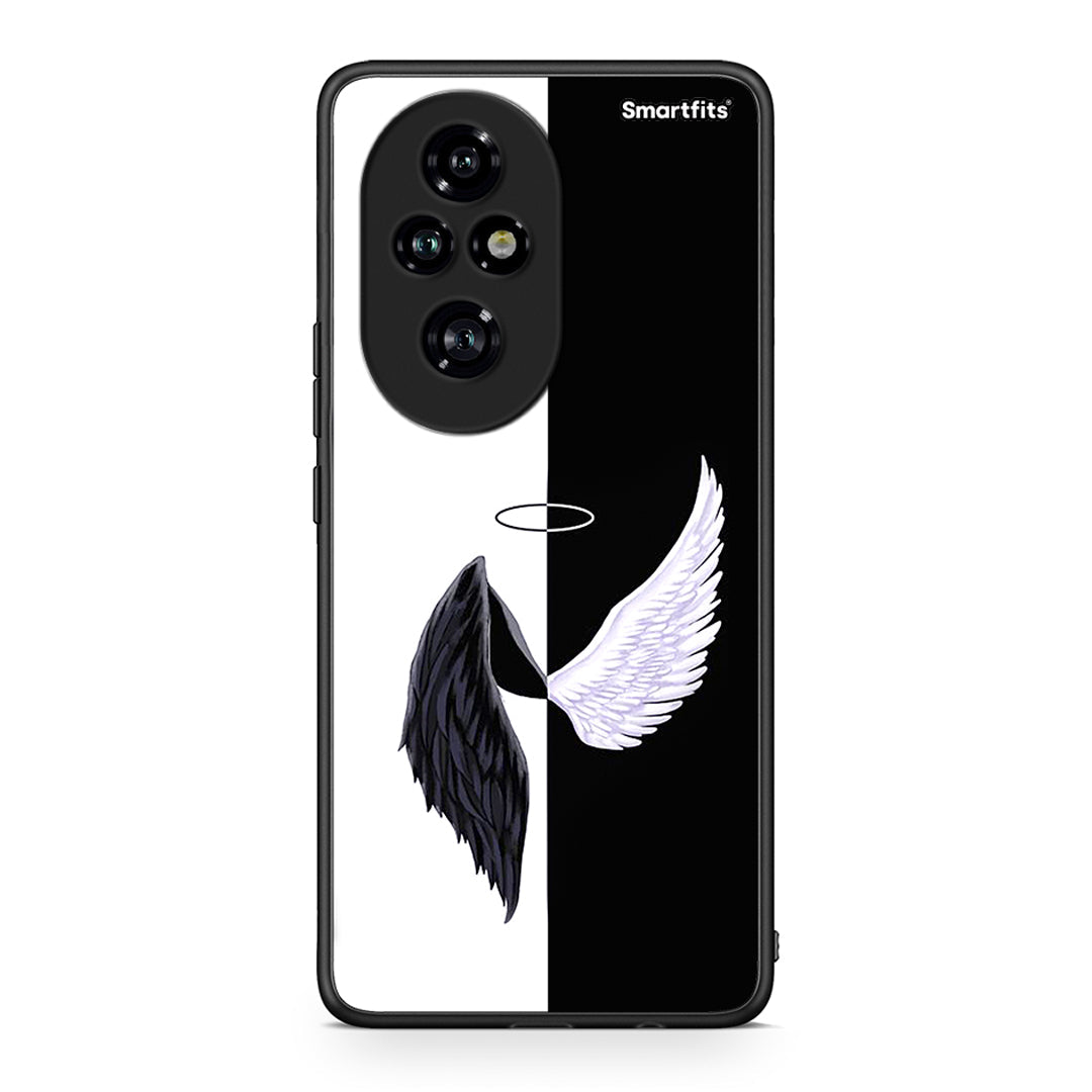 Honor 200 Pro 5G Angels Demons θήκη από τη Smartfits με σχέδιο στο πίσω μέρος και μαύρο περίβλημα | Smartphone case with colorful back and black bezels by Smartfits