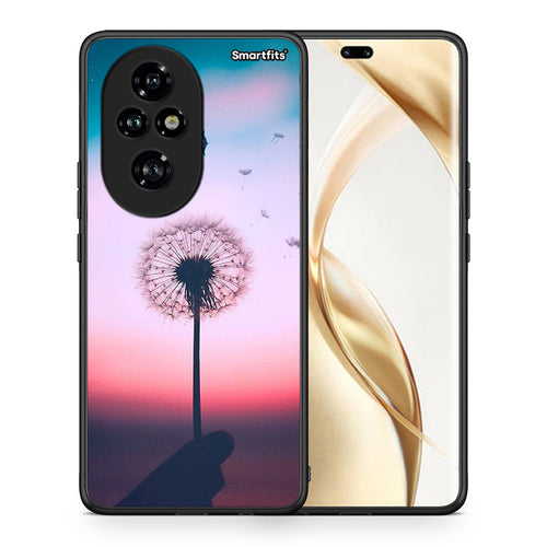Θήκη Honor 200 Pro 5G Wish Boho από τη Smartfits με σχέδιο στο πίσω μέρος και μαύρο περίβλημα | Honor 200 Pro 5G Wish Boho case with colorful back and black bezels
