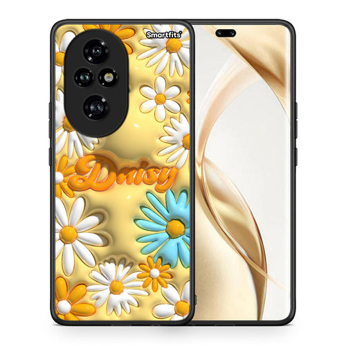 Θήκη Honor 200 Pro 5G Bubble Daisies από τη Smartfits με σχέδιο στο πίσω μέρος και μαύρο περίβλημα | Honor 200 Pro 5G Bubble Daisies case with colorful back and black bezels