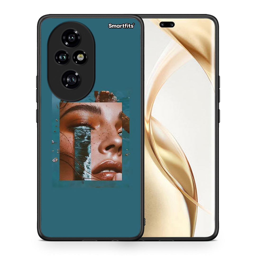 Θήκη Honor 200 Pro 5G Cry An Ocean από τη Smartfits με σχέδιο στο πίσω μέρος και μαύρο περίβλημα | Honor 200 Pro 5G Cry An Ocean case with colorful back and black bezels