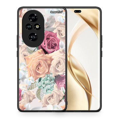 Θήκη Honor 200 Pro 5G Bouquet Floral από τη Smartfits με σχέδιο στο πίσω μέρος και μαύρο περίβλημα | Honor 200 Pro 5G Bouquet Floral case with colorful back and black bezels