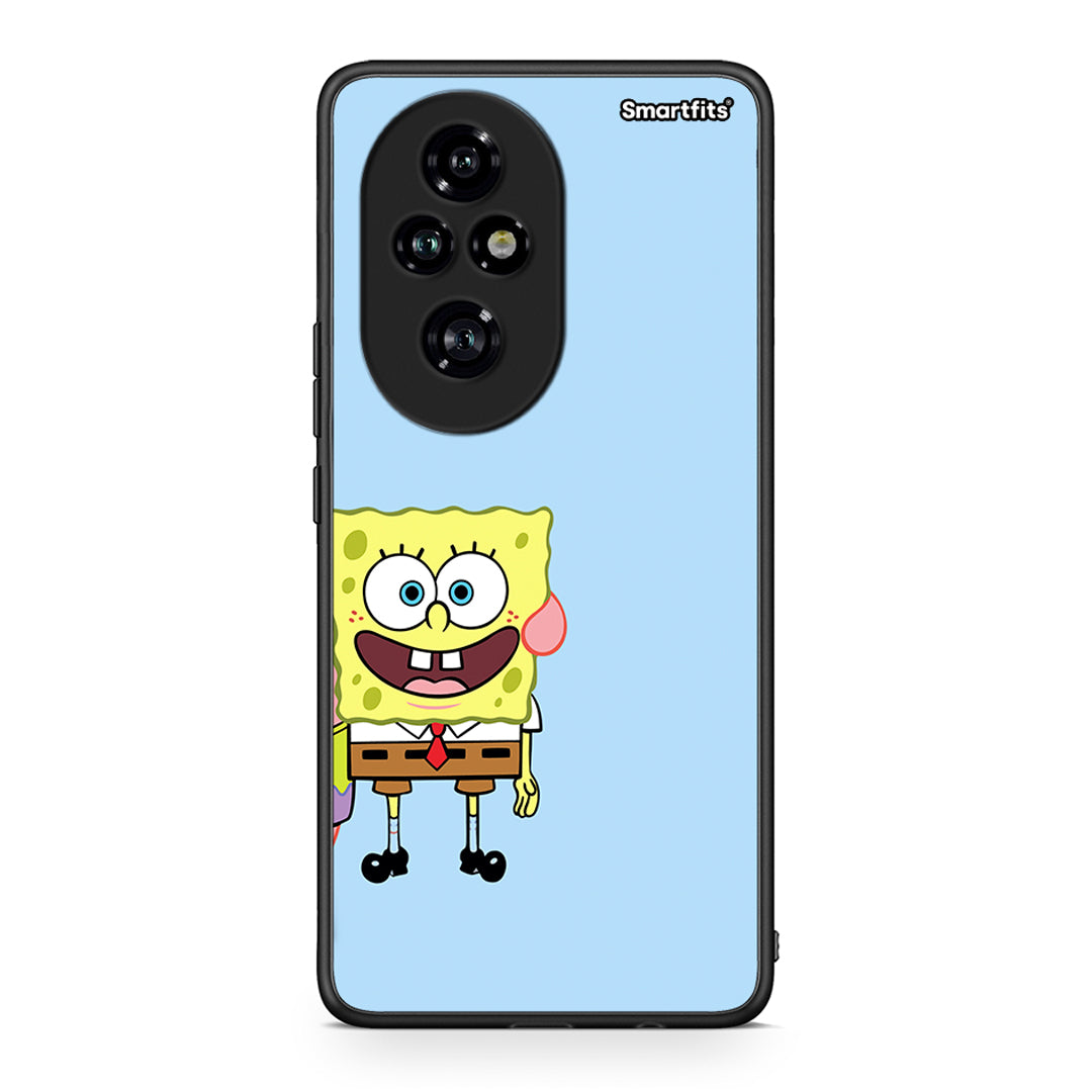 Honor 200 Pro 5G Friends Bob θήκη από τη Smartfits με σχέδιο στο πίσω μέρος και μαύρο περίβλημα | Smartphone case with colorful back and black bezels by Smartfits