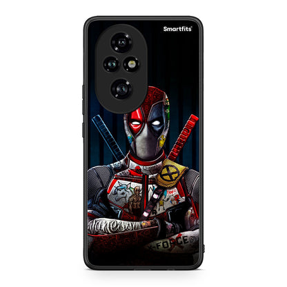 Honor 200 Pro 5G Funny Guy θήκη από τη Smartfits με σχέδιο στο πίσω μέρος και μαύρο περίβλημα | Smartphone case with colorful back and black bezels by Smartfits