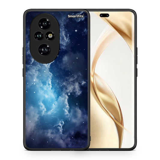 Θήκη Honor 200 Pro 5G Blue Sky Galaxy από τη Smartfits με σχέδιο στο πίσω μέρος και μαύρο περίβλημα | Honor 200 Pro 5G Blue Sky Galaxy case with colorful back and black bezels