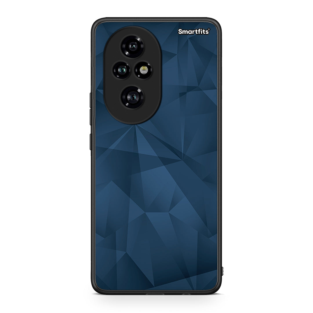 39 - Honor 200 Pro 5G Blue Abstract Geometric case, cover, bumper