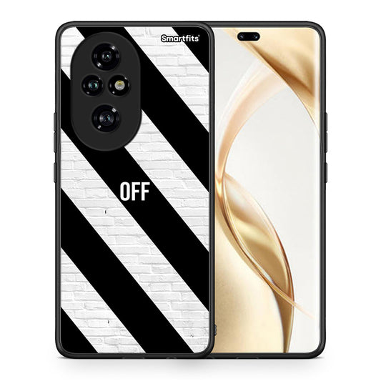 Θήκη Honor 200 Pro 5G Get Off από τη Smartfits με σχέδιο στο πίσω μέρος και μαύρο περίβλημα | Honor 200 Pro 5G Get Off case with colorful back and black bezels