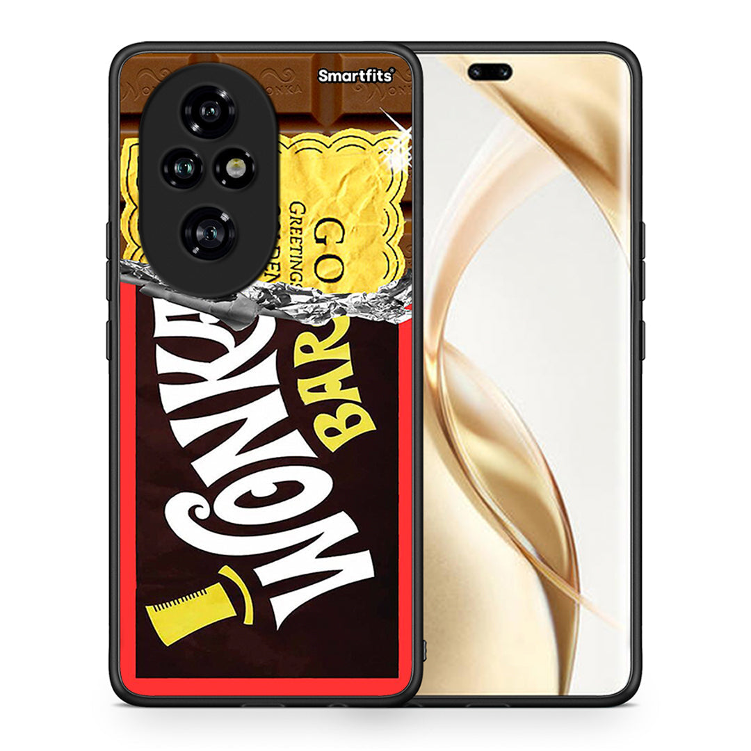 Θήκη Honor 200 Pro 5G Golden Ticket από τη Smartfits με σχέδιο στο πίσω μέρος και μαύρο περίβλημα | Honor 200 Pro 5G Golden Ticket case with colorful back and black bezels