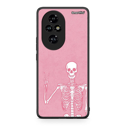 Honor 200 Pro 5G Halloween Motivation Θήκη από τη Smartfits με σχέδιο στο πίσω μέρος και μαύρο περίβλημα | Smartphone case with colorful back and black bezels by Smartfits