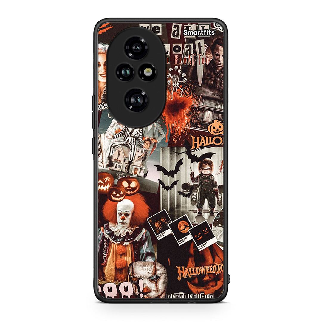 Honor 200 Pro 5G Halloween Spooky Season Θήκη από τη Smartfits με σχέδιο στο πίσω μέρος και μαύρο περίβλημα | Smartphone case with colorful back and black bezels by Smartfits